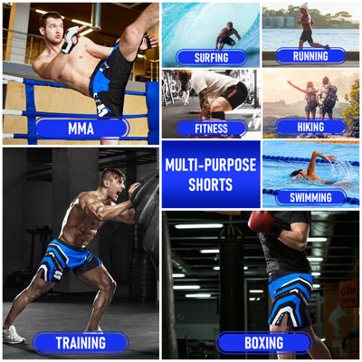 MMA Shorts - Blue