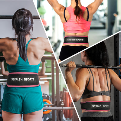 Pink Training Belt - 4 Inch Wide