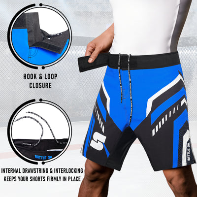 MMA Shorts - Blue