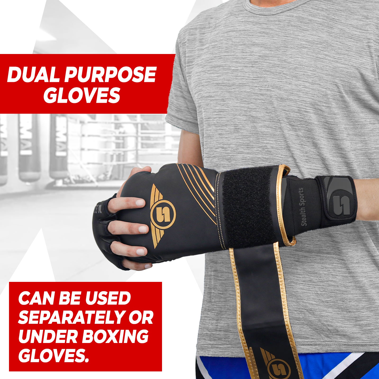 Boxing Inner Gloves Cross Training Gloves Stealth Sports